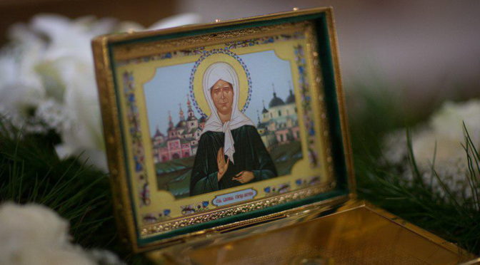 В Саратов будут доставлены мощи святой блаженной Матроны Московской