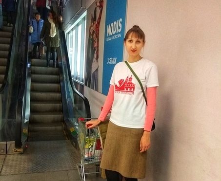 Активистка клуба «Ладья» приняла участие в благотворительной акции