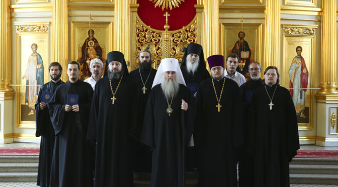В Саратовской православной духовной семинарии состоялся торжественный выпускной акт