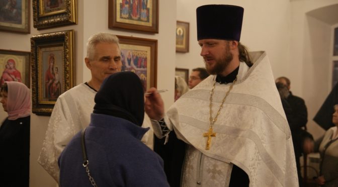 Всенощное бдение в канун праздника Собора Архистратига Михаила и прочих Небесных Сил бесплотных